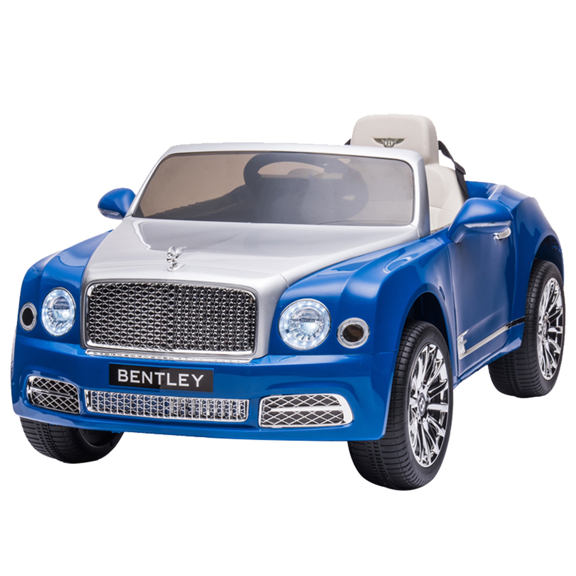 Kidsera Kids Ride On Car, Licensed Bentley Mulsanne Electric Car for Kids 12V Battery Powered Electric Vehicle with LED Light, Toddler Ride On 4-Wheel Toys for Boys and Girls