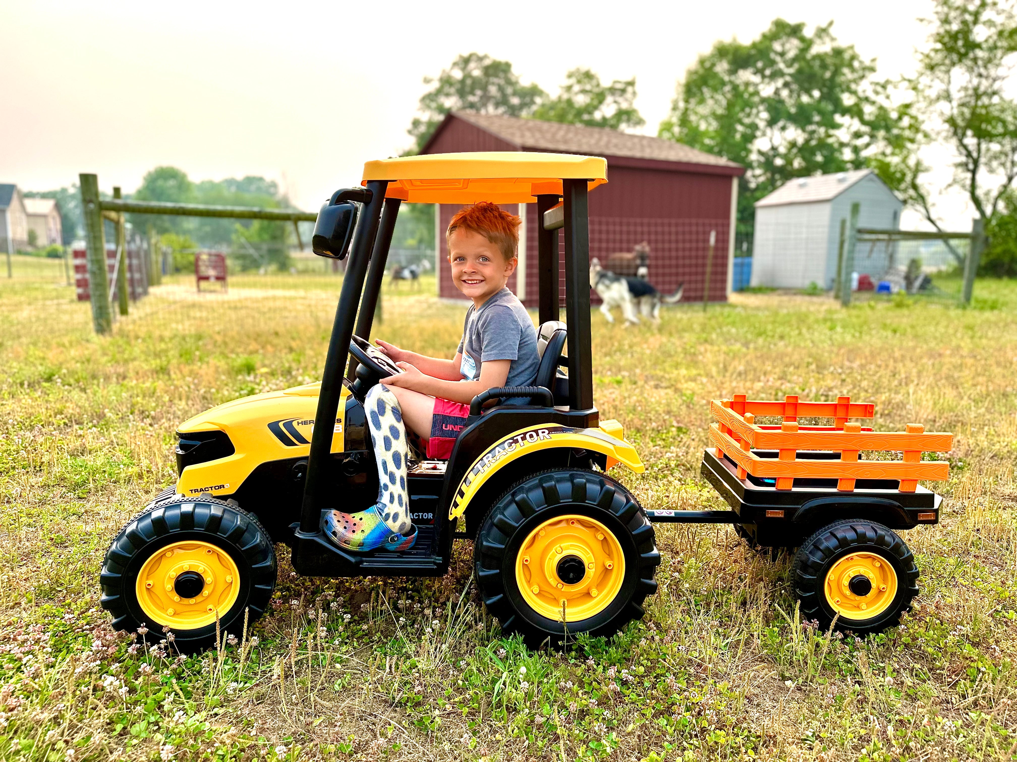 24v kids tractor