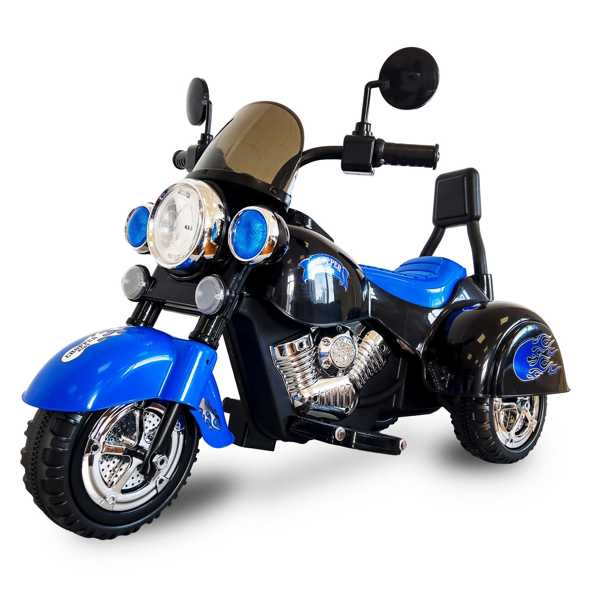boy kids blue Ride on motorcycle 6v electric toy